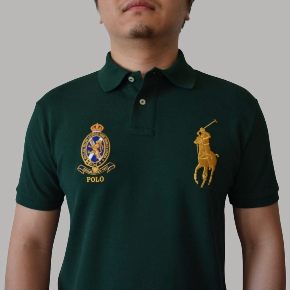 Polo by Ralph Lauren Green Polo Shirt - Picture 2 of 3